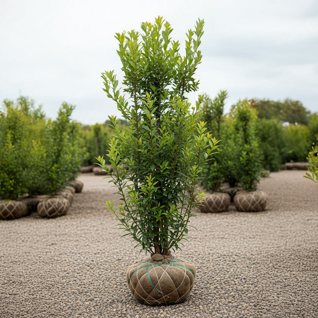 Köp Lagerhägg Prunus Sofia 120-140 cm, RB » S » Outlet 90 st - St ink frakt Nunen Thuja Smaragd