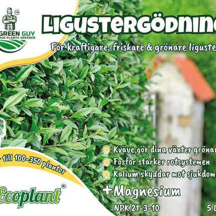 Köp Ligustergödning - 6kg - Fri frakt Ecoplant Sweden AB Gödsel
