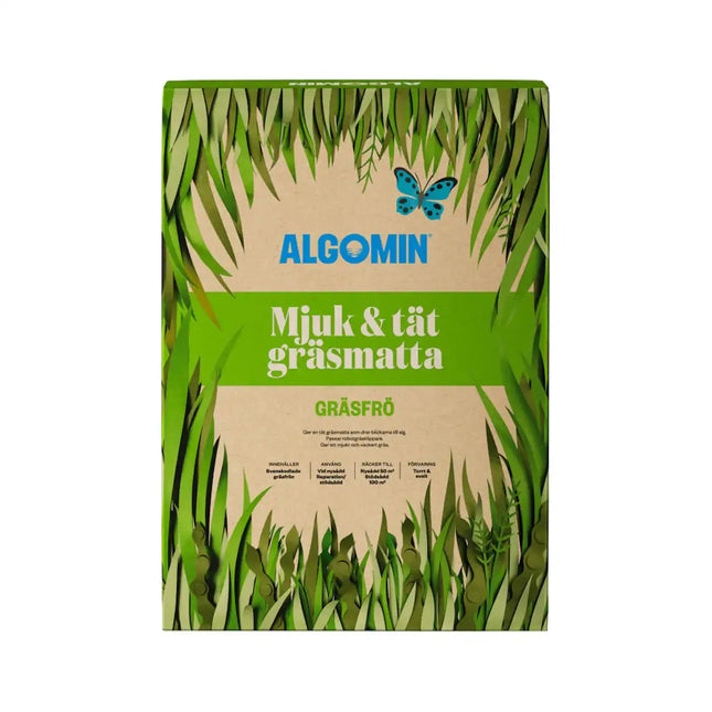 Köp ALGOMIN GRÄSFRÖ MJUK & TÄT 1 KG ALGOMIN Gräsfrö