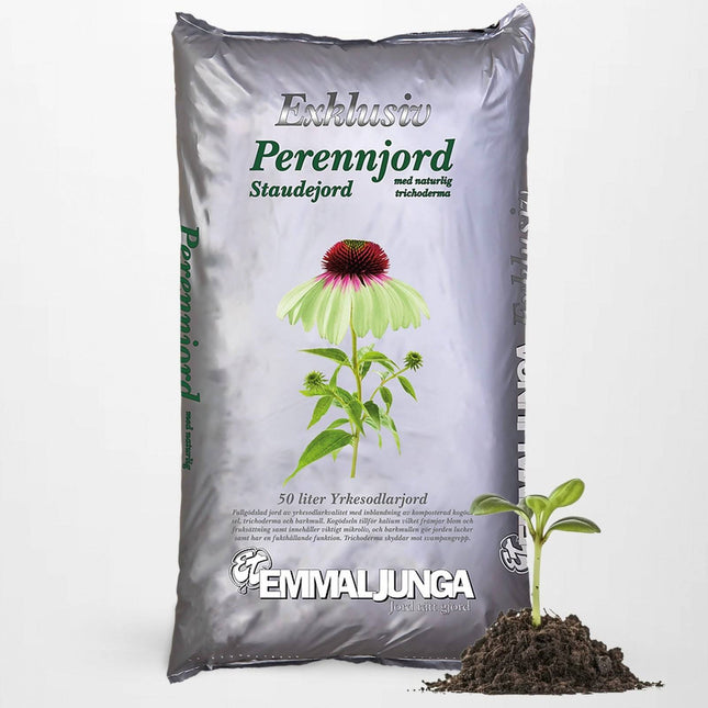 Köp Emmaljunga Exklusiv Perennjord 50L - Helpall 39st - Fraktfri Emmaljunga Jord