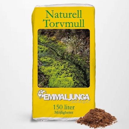 Köp Emmaljunga Naturell Torvmull 150L - Helpall 24st - Fraktfri Emmaljunga Torv
