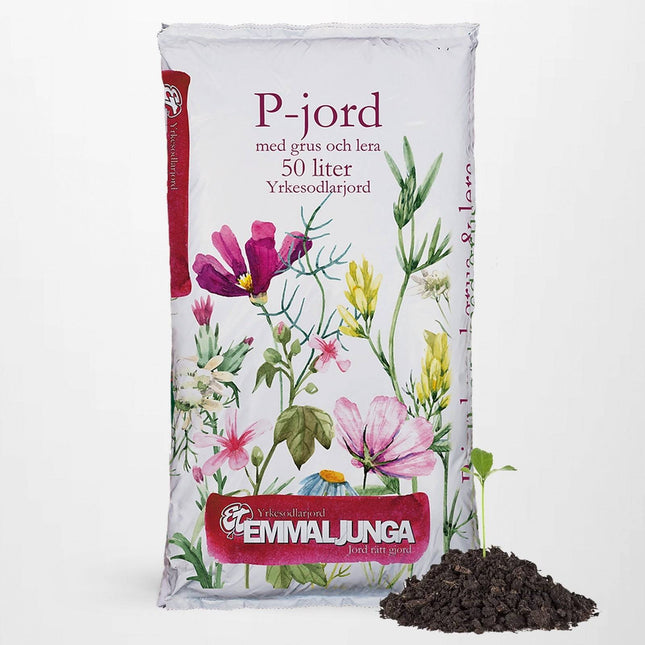Köp Emmaljunga P-Jord med Grus och Lera 50L - Helpall 39st - Fraktfri Emmaljunga Jord