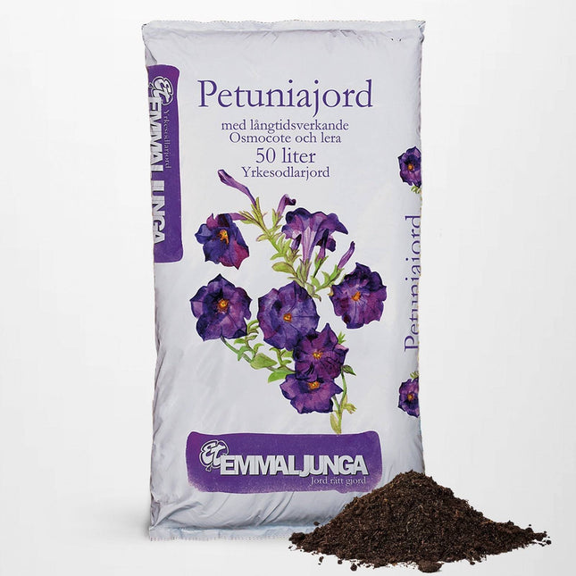 Köp Emmaljunga Petuniajord 50L - Helpall 39st - Fraktfri Emmaljunga Jord