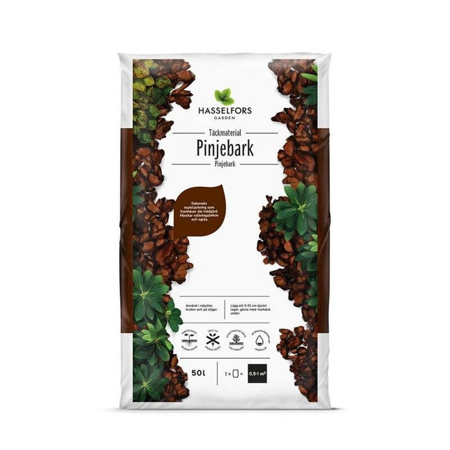 Köp Hasselfors pinjebark, 50 liter, 45st, Helpall - Fraktfritt Hasselfors Garden täckmaterial